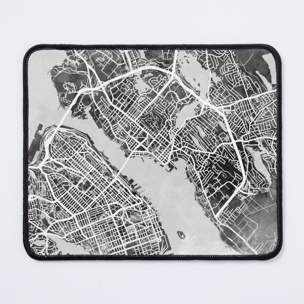 Item preview, Halifax Street Map designed and sold by ArtPrints.