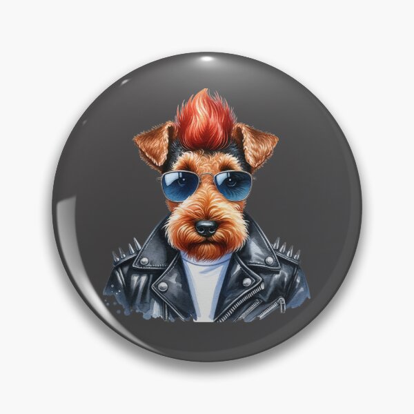 Item preview, Welsh Terrier Rock Star designed and sold by 93-Store.