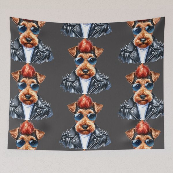 Item preview, Welsh Terrier Rock Star designed and sold by 93-Store.