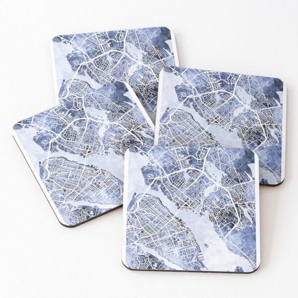 Item preview, Halifax Street Map designed and sold by ArtPrints.
