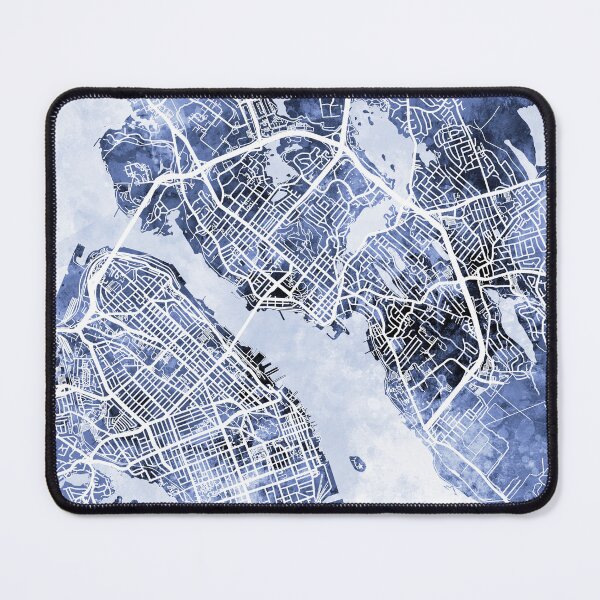Item preview, Halifax Street Map designed and sold by ArtPrints.