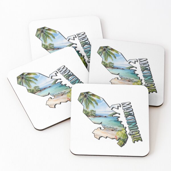 Item preview, Martinique watercolor map designed and sold by Motivburg.