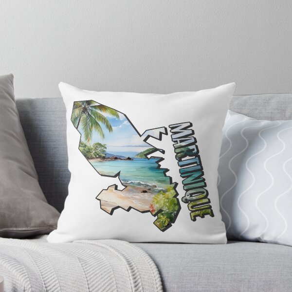 Item preview, Martinique watercolor map designed and sold by Motivburg.