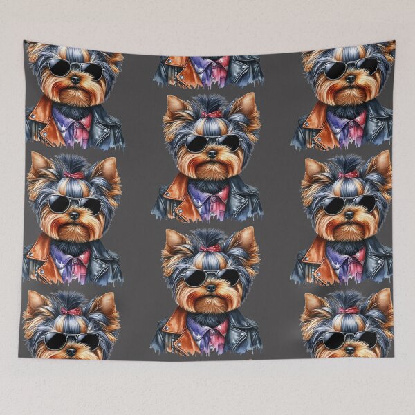 Item preview, Yorkshire Terrier Rock Star designed and sold by 93-Store.