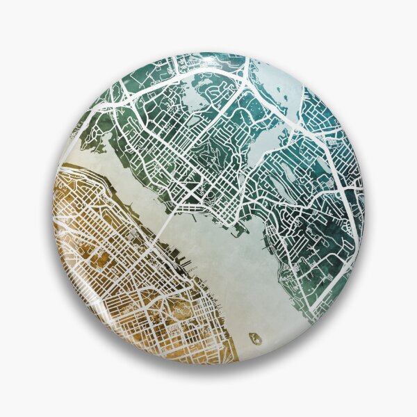 Item preview, Halifax Street Map designed and sold by ArtPrints.