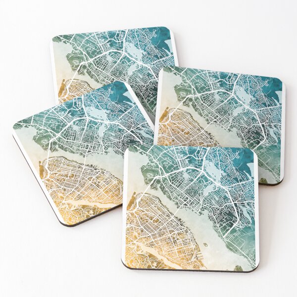 Item preview, Halifax Street Map designed and sold by ArtPrints.
