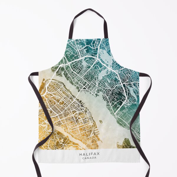 Item preview, Halifax Street Map designed and sold by ArtPrints.