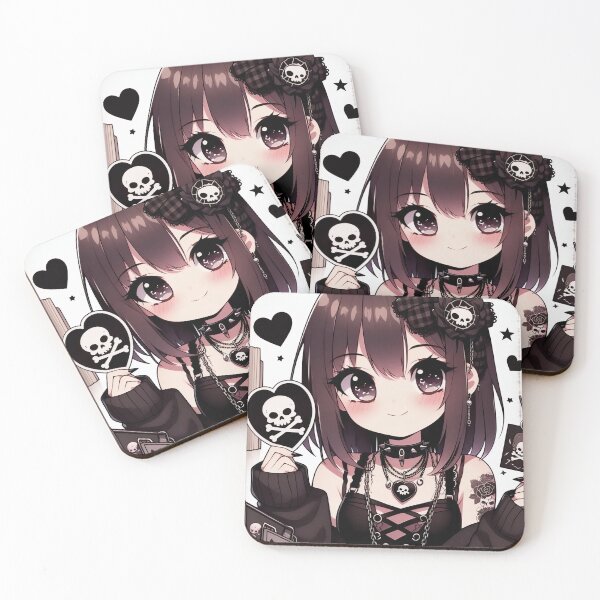Item preview, Kawaii Anime Girl Goth Theme designed and sold by StickyGuys.