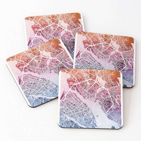 Item preview, Halifax Street Map designed and sold by ArtPrints.