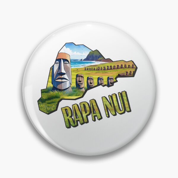 Artikelvorschau, Rapa Nui Aquarell Landkarte entworfen und verkauft von Motivburg.