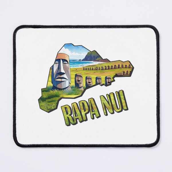 Artikelvorschau, Rapa Nui Aquarell Landkarte entworfen und verkauft von Motivburg.