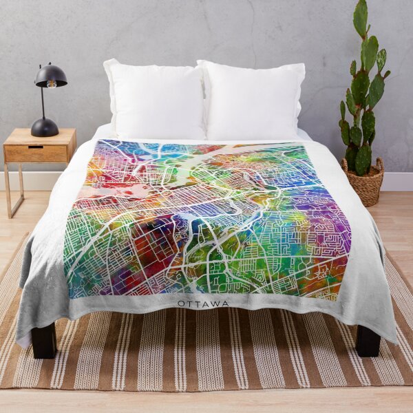 Item preview, Ottawa Street Map designed and sold by ArtPrints.