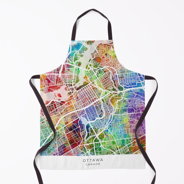 Item preview, Ottawa Street Map designed and sold by ArtPrints.