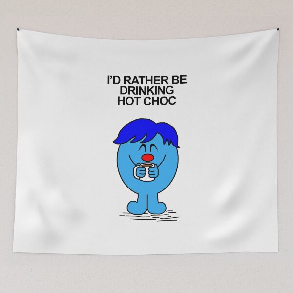 Item preview, Mr Men Id rather be drinking hot choc hot chocolate designed and sold by Scat the cat.