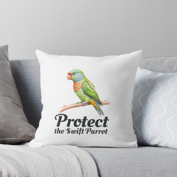 Item preview, Protect the Swift Parrot designed and sold by musthavewords.