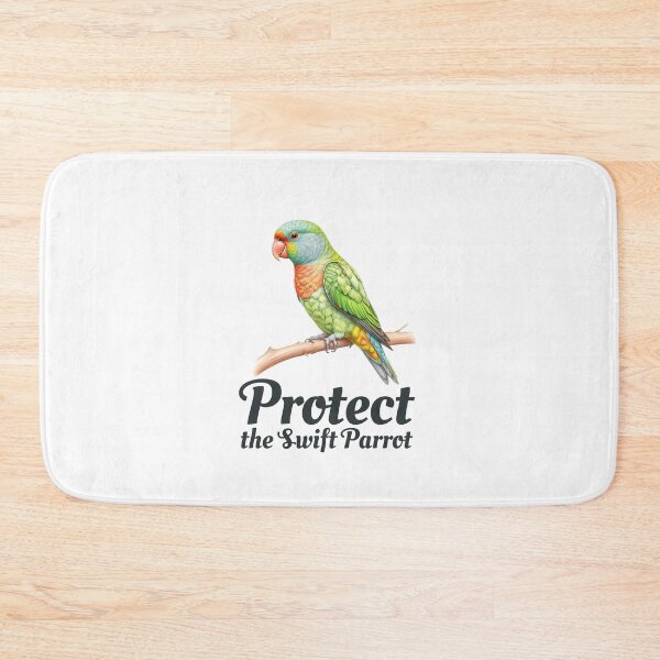 Item preview, Protect the Swift Parrot designed and sold by musthavewords.