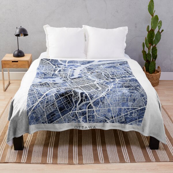 Item preview, Mapa de calles de Ottawa designed and sold by ArtPrints.