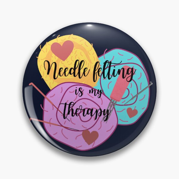 Item preview, Needle felting is my therapy designed and sold by AnulaArt.
