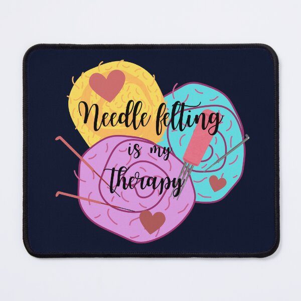 Item preview, Needle felting is my therapy designed and sold by AnulaArt.