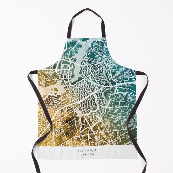 Item preview, Ottawa Street Map designed and sold by ArtPrints.