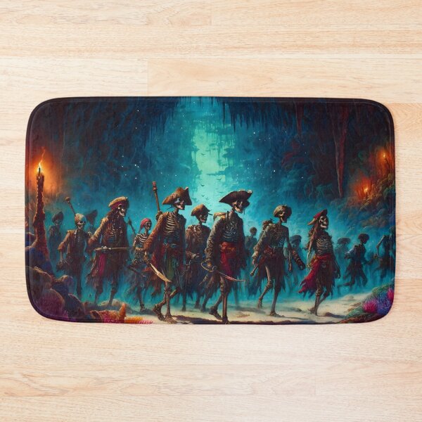 Item preview, Marching Pirate Skeletons designed and sold by h00ch2003.