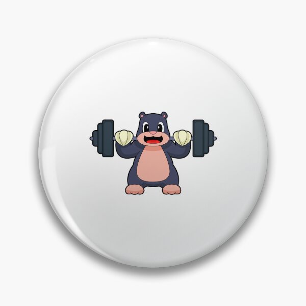 Item preview, Mole Bodybuilder Dumbbell Bodybuilding designed and sold by Snabdesign84.
