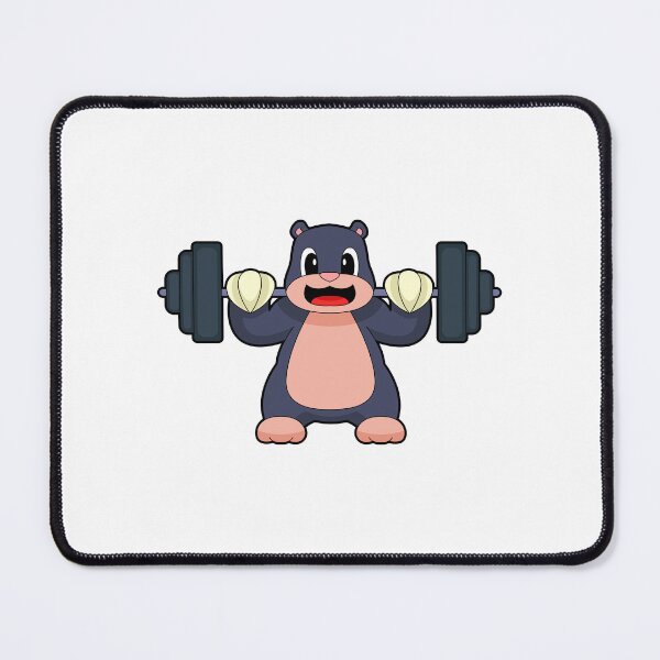 Item preview, Mole Bodybuilder Dumbbell Bodybuilding designed and sold by Snabdesign84.