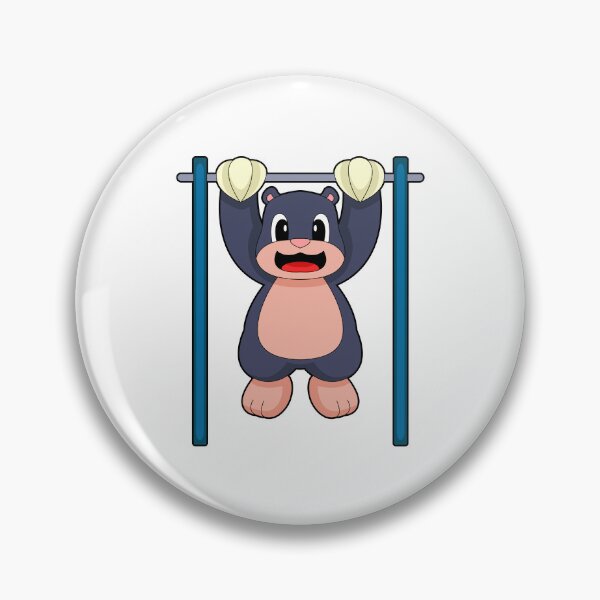 Item preview, Mole Bodybuilder Pull ups Bodybuilding designed and sold by Snabdesign84.