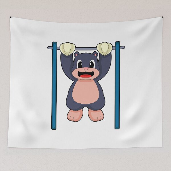 Item preview, Mole Bodybuilder Pull ups Bodybuilding designed and sold by Snabdesign84.