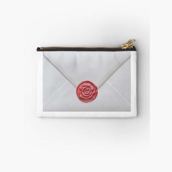 Item preview, scarlet red coquette rose wax seal envelope  designed and sold by truddyy.