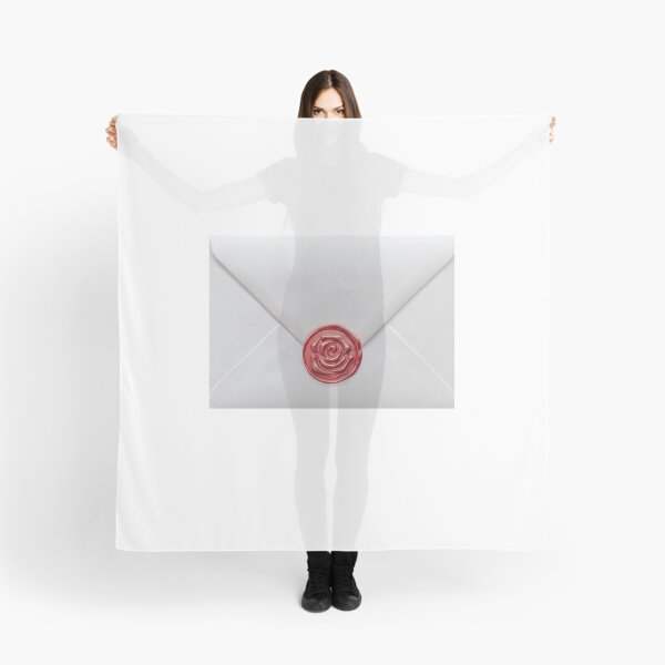 Item preview, scarlet red coquette rose wax seal envelope designed and sold by truddyy.