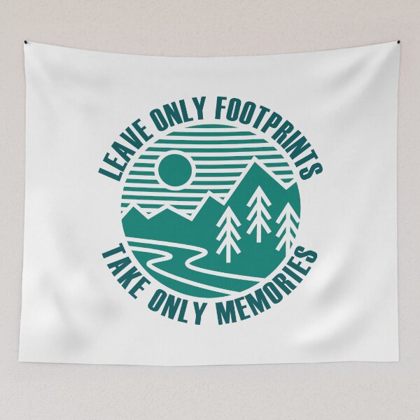 Item preview, Leave Only Footprints designed and sold by sirglennbo.