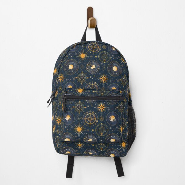Item preview, Dark academia gold and blue astrology pattern designed and sold by EternalScholar.