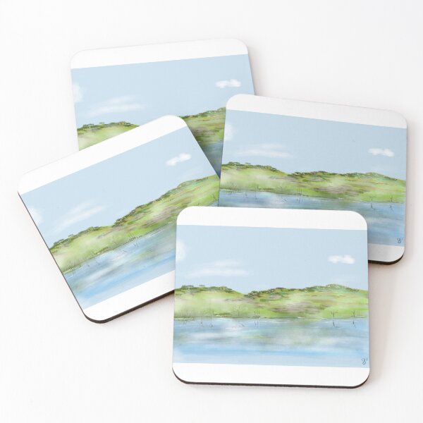 Item preview, Peaceful lakeside designed and sold by Art-by-JKC.