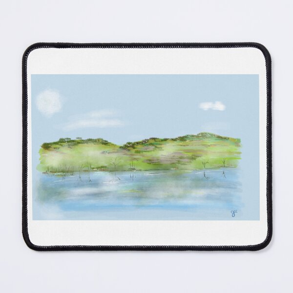 Item preview, Peaceful lakeside designed and sold by Art-by-JKC.