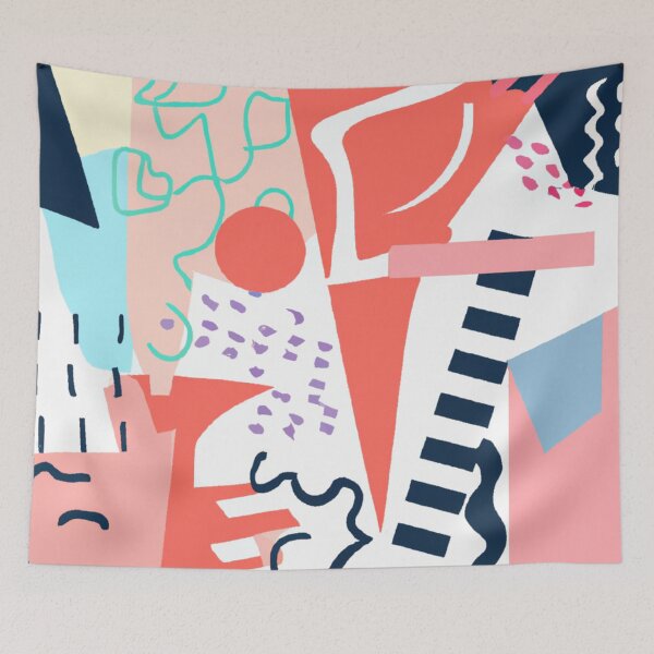Item preview, Abstract & Colorful Memphis Pattern  designed and sold by Matoo5062.