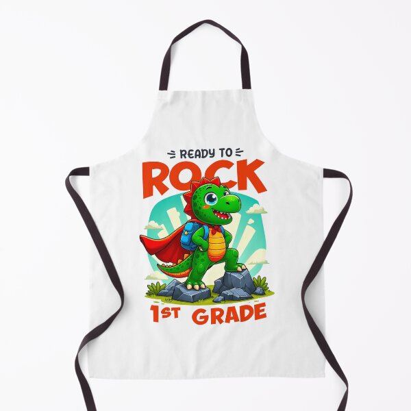 Item preview, Kids Ready to Rock the 1st Grade Dinosaur Back to School Boys  designed and sold by JUSTBEELEGANT.