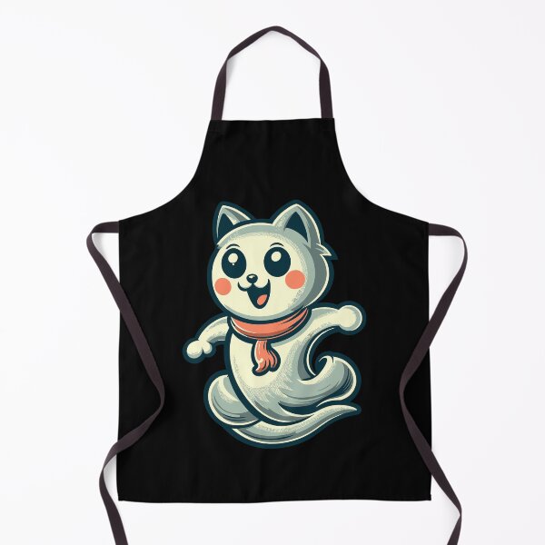Item preview, Cute Ghost Cat Kawaii Ghost Pet designed and sold by LuminOrb.