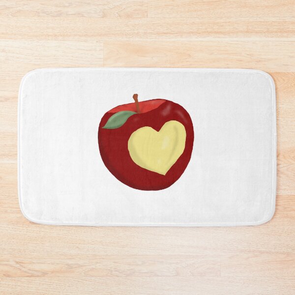 Item preview, heart shaped bitten apple designed and sold by truddyy.