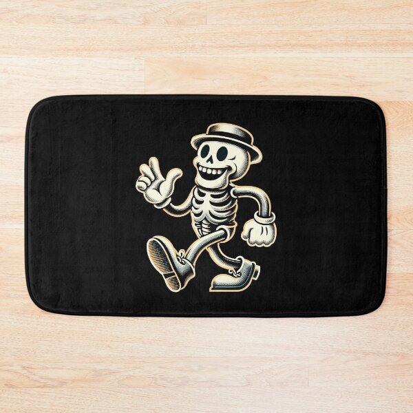 Item preview, Retro Vintage Cartoon Halloween Bones Skeleton designed and sold by LuminOrb.