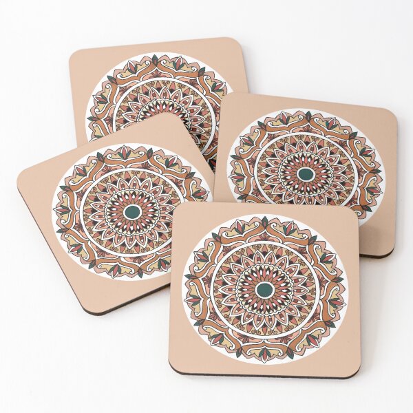 Item preview, Earthy Elegance Mandala designed and sold by papierquarell.