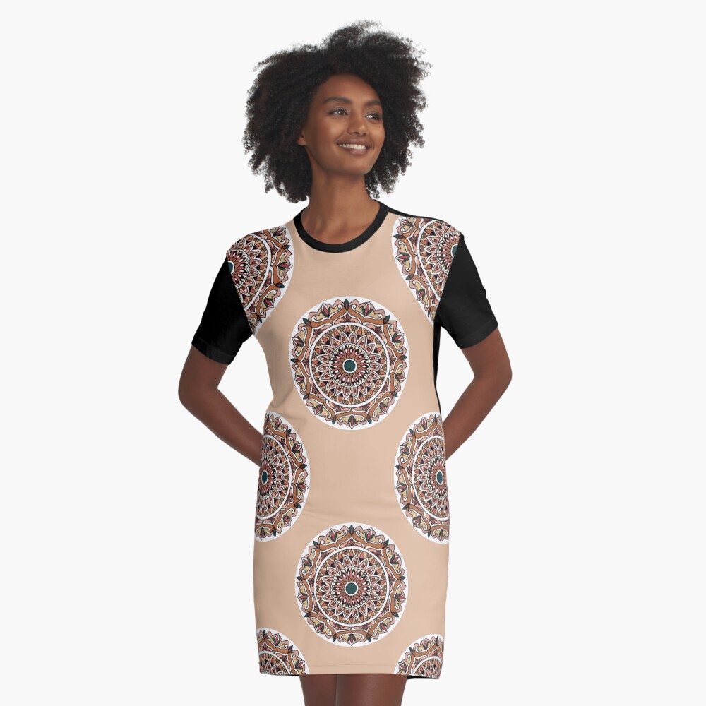 Item preview, Graphic T-Shirt Dress designed and sold by papierquarell.