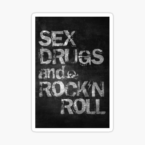 Adesivi SEX,DRUGS,ROCK'N'ROLL