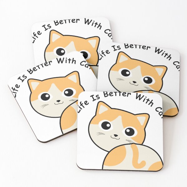 Item preview, Life Is Better With Cats designed and sold by PMSNshop.