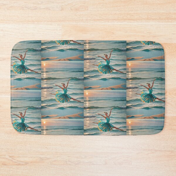 Item preview, Orange Sunset Beach Ballet Jeté  designed and sold by IvaRenee.