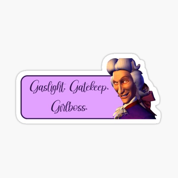 Item preview, A reminder from Preminger to gaslight, gatekeep, girlboss designed and sold by Antler Queen Creations.