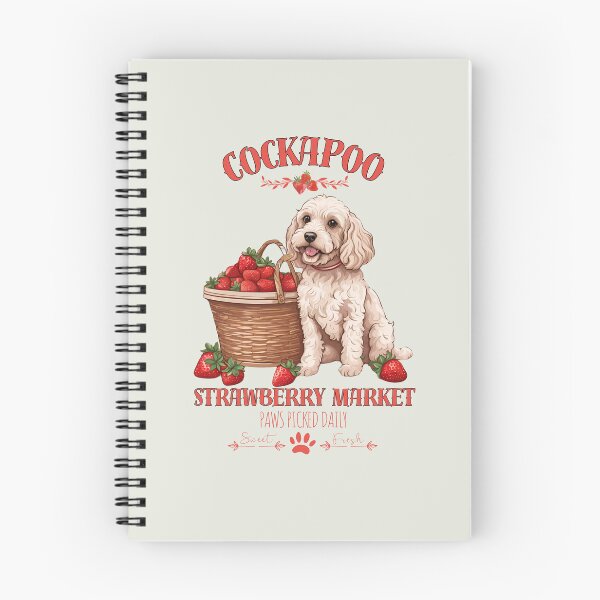 Item preview, Coquette Aesthetic Dog Strawberry market paws picked daily sweet and fresh cockapoo designed and sold by GoodyPaws.