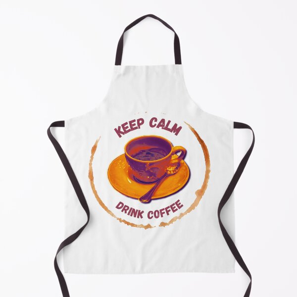 Item preview, Keep Calm Drink Coffee Lover funny quote coffee adict designed and sold by Merle Art.