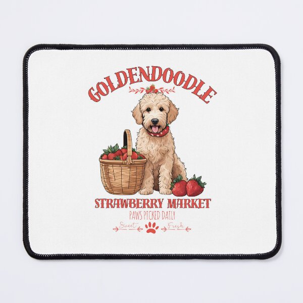 Item preview, Coquette Aesthetic Dog Strawberry market paws picked daily sweet and fresh goldendoodle designed and sold by GoodyPaws.