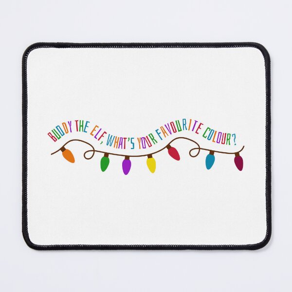 Item preview, Buddy The Elf What's Your Favourite Colour? designed and sold by TheHappyHeretic.